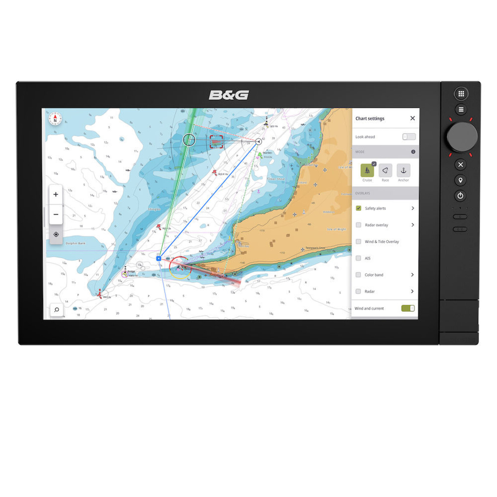 B&G Zeus SR-16 Chartplotter met 16” SolarMAX™ HD display en World Basemap