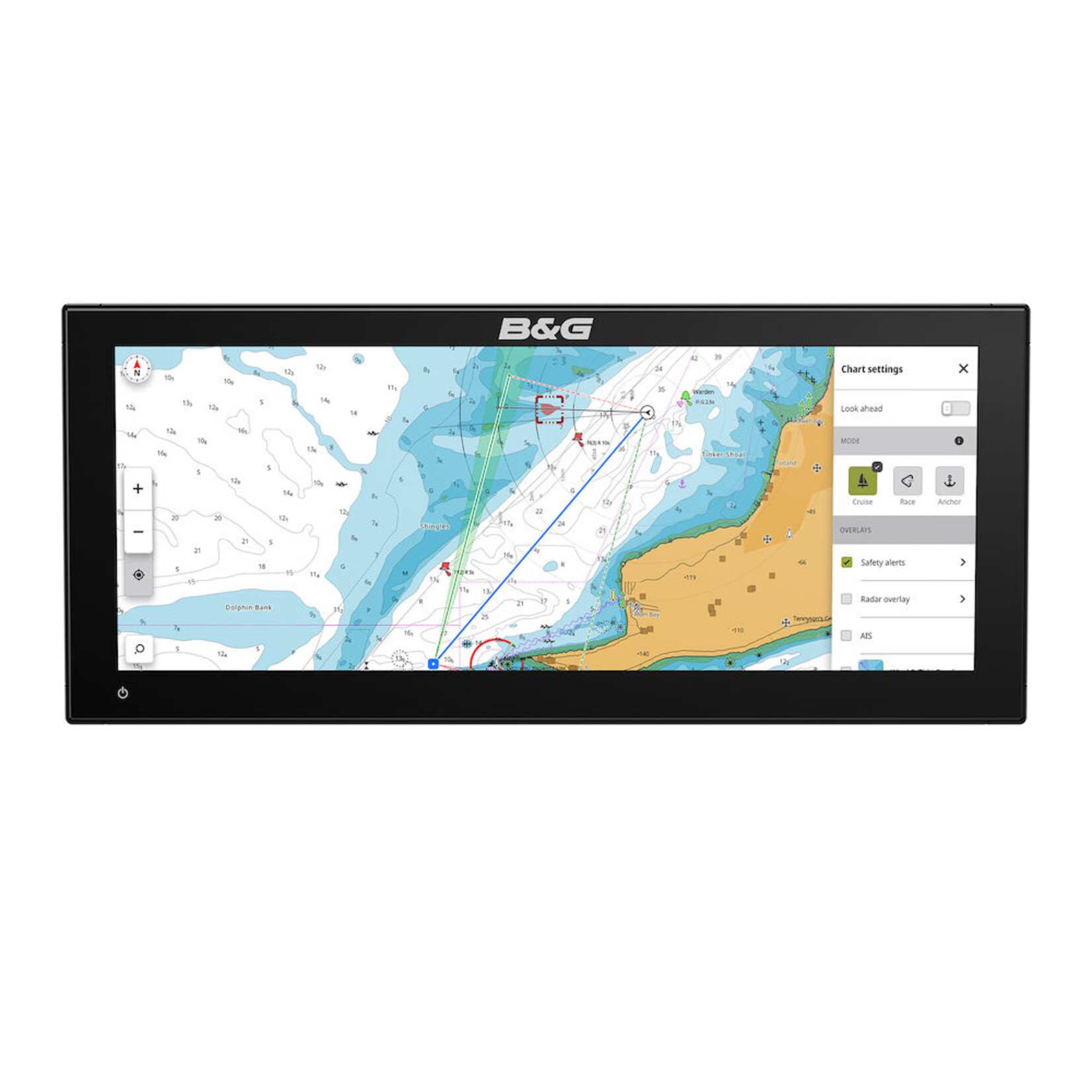 B&G  B&G Zeus® S 3015 Ultrawide – 15" SolarMAX™ IPS HD zeil-plotter met ultrabreed scherm, geïntegreerde GPS, WiFi en volledige C-MAP® X-kaartondersteuning