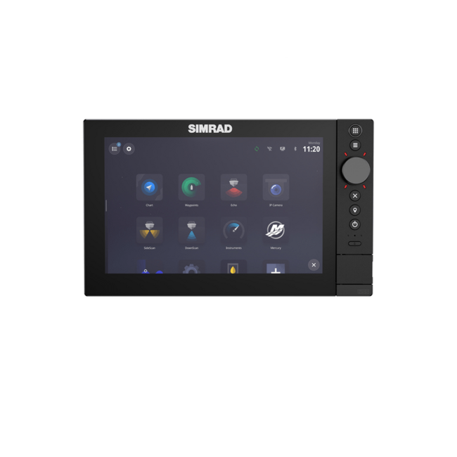 NSS 4-10 MFD, 10-inch SolarMAX™ high-definition display. Qualcomm® 8-core processor. Built-in dual channel 1 kW echosounder, GPS, Gigabit and 10/100 Ethernet, Video Out, WIFI. World basemap. A next-generation C-MAP® DISCOVER™ X or REVEAL X™ chart card is