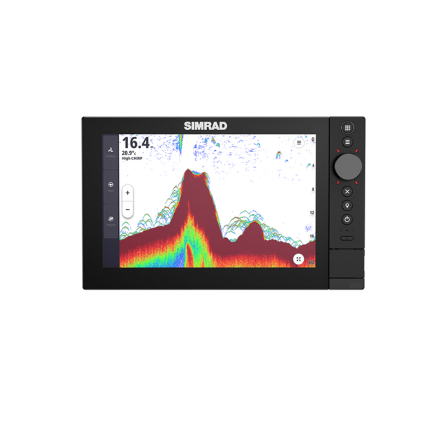 NSS 4-10 MFD, 10-inch SolarMAX™ high-definition display. Qualcomm® 8-core processor. Built-in dual channel 1 kW echosounder, GPS, Gigabit and 10/100 Ethernet, Video Out, WIFI. World basemap. A next-generation C-MAP® DISCOVER™ X or REVEAL X™ chart card is