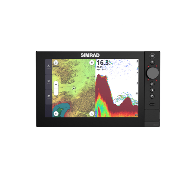 NSS 4-10 MFD, 10-inch SolarMAX™ high-definition display. Qualcomm® 8-core processor. Built-in dual channel 1 kW echosounder, GPS, Gigabit and 10/100 Ethernet, Video Out, WIFI. World basemap. A next-generation C-MAP® DISCOVER™ X or REVEAL X™ chart card is