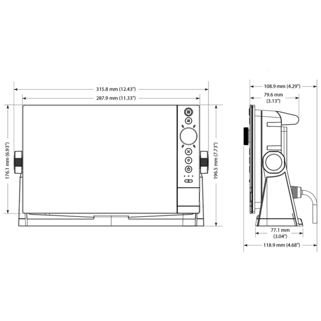 NSS 4-10 MFD, 10-inch SolarMAX™ high-definition display. Qualcomm® 8-core processor. Built-in dual channel 1 kW echosounder, GPS, Gigabit and 10/100 Ethernet, Video Out, WIFI. World basemap. A next-generation C-MAP® DISCOVER™ X or REVEAL X™ chart card is