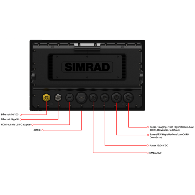 Simrad NSS 4-12 MFD multifunctionele kaartplotter met hybride bediening