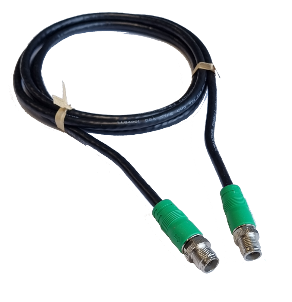 Eth Cable Short ETH Cable M12–M12 1.8 metre Ethernet extension cable for marine ...