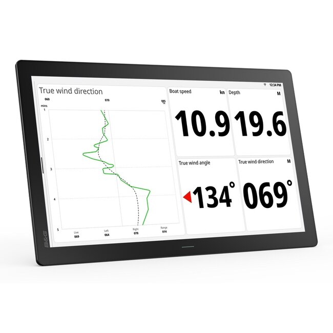 B&G  22” Full HD B&G Zeus SRX kaartplotter met edge-to-edge glasdesign en uitgebreide systeemintegratie voor grotere zeiljachten.