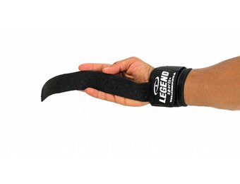 Fitness Straps Heren/Dames Zwart Power Grip