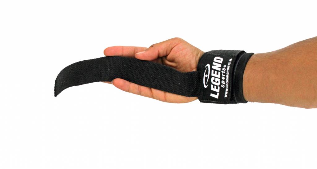 Fitness Straps Heren/Dames Zwart Power Grip Fitness Straps Heren/Dames Zwart Power Grip