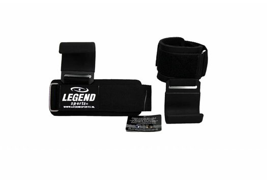 Fitness Haak Heren/Dames Zwart Power Grip