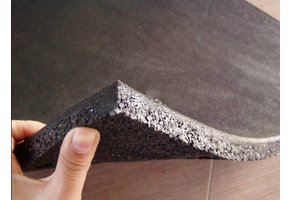 Fitness floor | Heavy Duty Rubber | 2 cm | Black