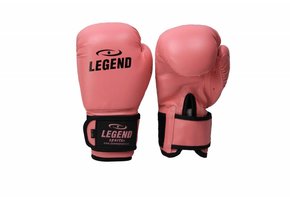 Kinder Bokshandschoenen 4-8 jaar Zalm Roze 4oz/6oz PU