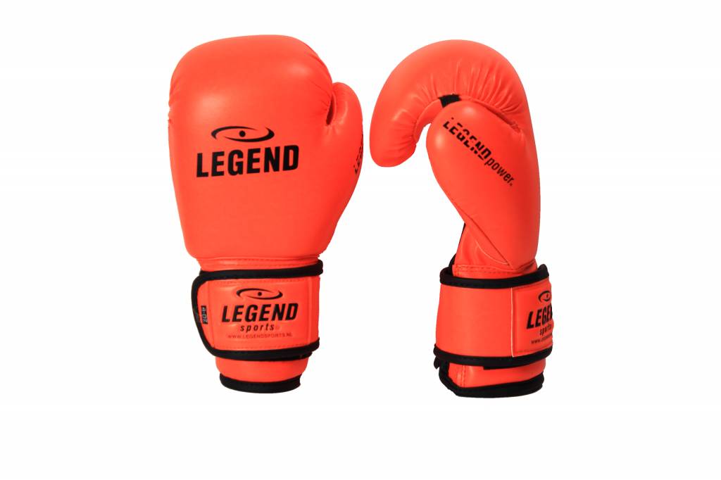 Kids Boxing Gloves 4-8 years Neon Orange 4oz/6oz PU