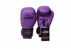 Kids Boxing Gloves 4-8 years Purple 4oz/6oz PU