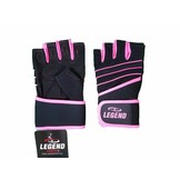 Fitness Handschoenen Dames Roze Legend Grip