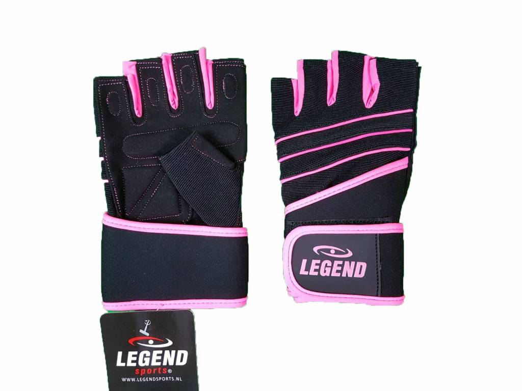 Fitness Handschoenen dames Legend Grip Roze