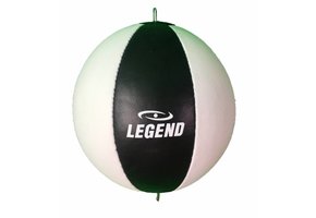 Double end Ball Boxing Black/White Leather