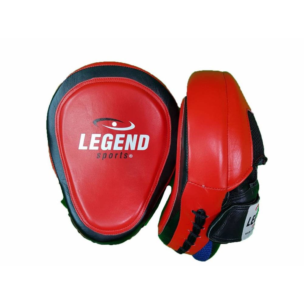 Lederen Focus Pads Heavy Duty Gel Legend Sports Kickbokswinkel