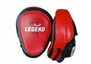 Focus Pads Leder Heavy Duty Gel Rood/Zwart