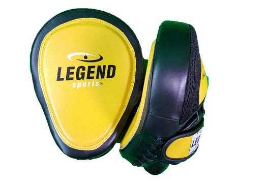 Focus Pads Zwart/Geel Leer