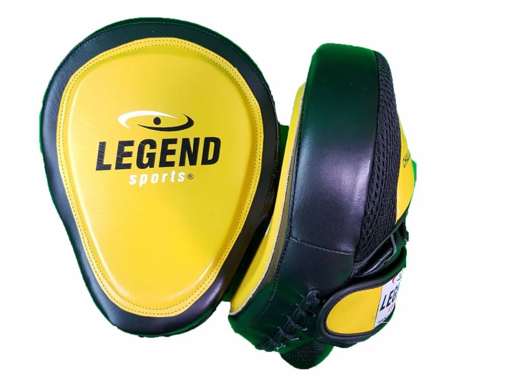 Focus Pads Black/Yellow Leather