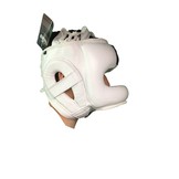 Hoofdbeschermer + Neusbeschermer Boksen Heren/Dames Wit Leer