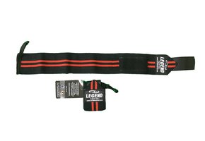 Fitness Wrist Bandage Men/Women Black-Red 30CM