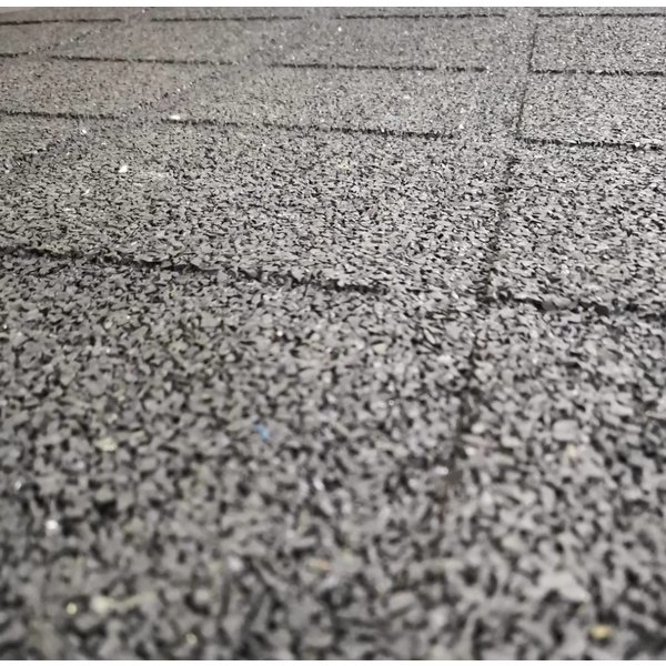 Fitness floor | Heavy Duty Rubber | 2 cm | Black