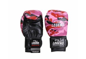 Powerfit & Protect Boxing Gloves Ladies Camo Pink PU