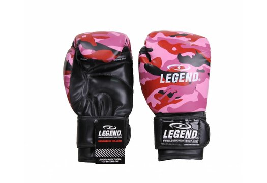 Powerfit & Protect Bokshandschoenen Dames Camo Roze PU