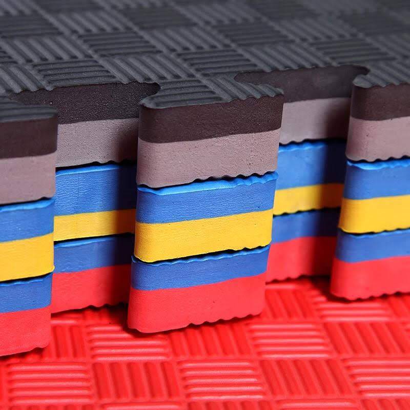 Puzzle Mat | 100x100x2cm | Blue red