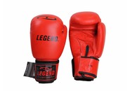 Kinder Bokshandschoenen Rood 6oz Leer