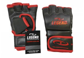 Bokszak / MMA Handschoenen Heren/Dames Zwart-Rood PU