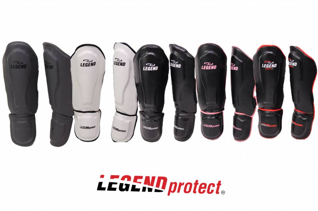 Kickboxing Shin Guards Legend Best Ladies Pink PU