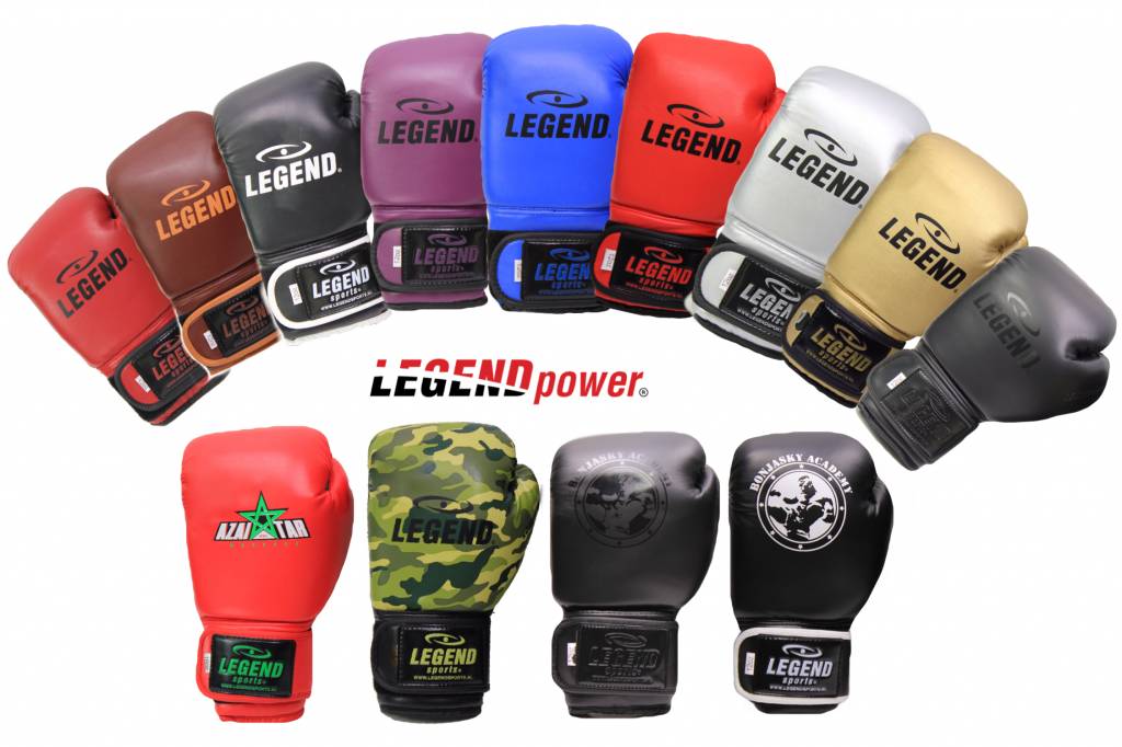 Powerfit & Protect Men's/Women's Boxing Gloves Matte Black PU