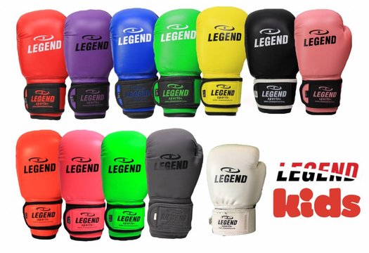 Kinder Bokshandschoenen 4-8 jaar Neon Roze 4oz/6oz PU