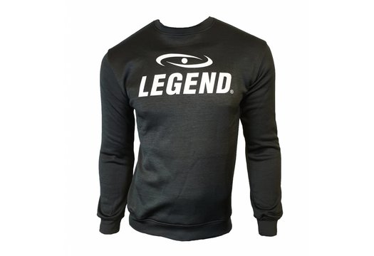 Sweater Kids/Volwassenen Zwart SlimFit Polyester