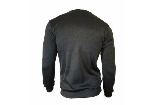Sweater Kids/Volwassenen Zwart SlimFit Polyester