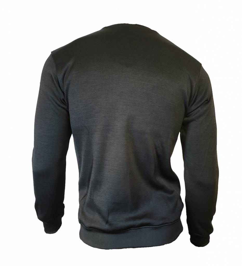 Trui/sweater dames/heren SlimFit Design Legend Zwart