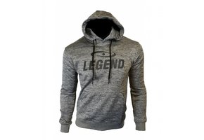 Hoodie Kids/Volwassenen Grijs SlimFit Polyester