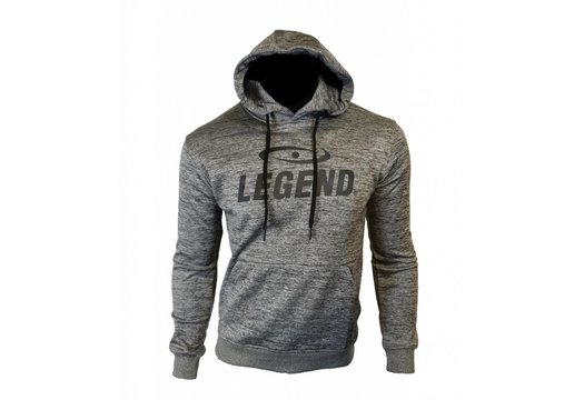 Hoodie Kids/Volwassenen Grijs SlimFit Polyester