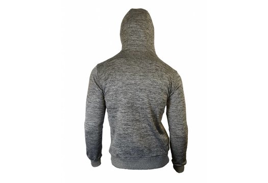 Hoodie Kids/Volwassenen Grijs SlimFit Polyester