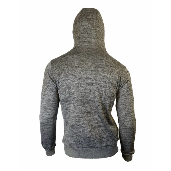 Hoodie Kids/Volwassenen Grijs SlimFit Polyester