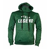 Hoodie Kids/Volwassenen Groen SlimFit Polyester