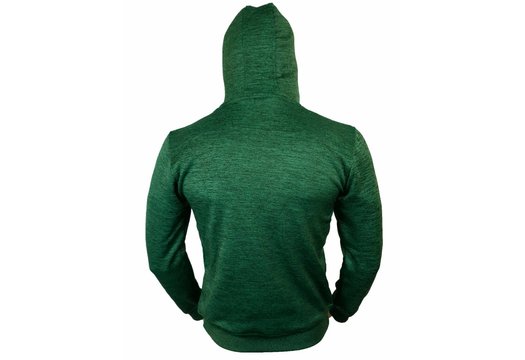 Hoodie Kids/Volwassenen Groen SlimFit Polyester