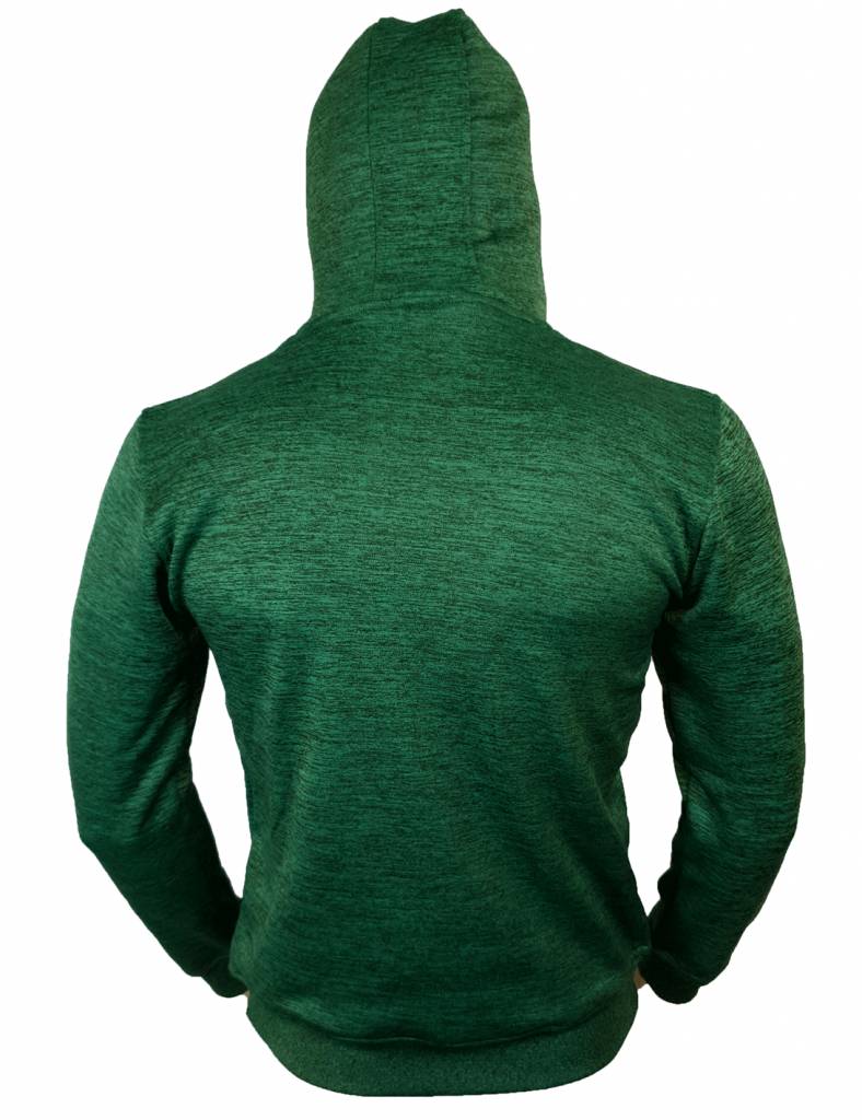 Hoodie Kids/Adults Green SlimFit Polyester