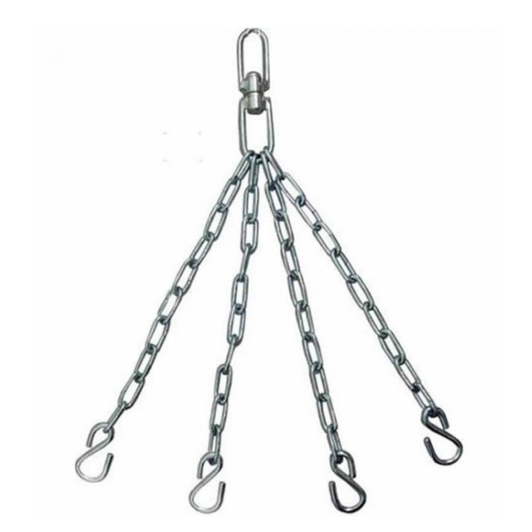 Four Point Punching Bag Chain with Swivel
