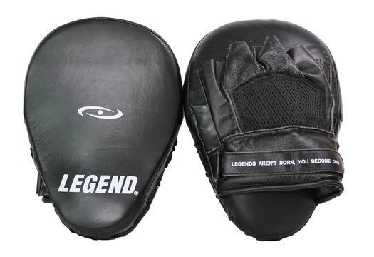 Focus Mitts Stootkussen Zwart Leer