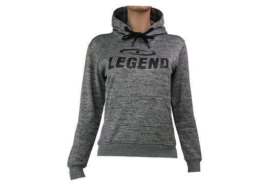 Hoodie Kids/Volwassenen Grijs SlimFit Polyester