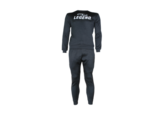 Sweater Kids/Volwassenen Zwart SlimFit Polyester