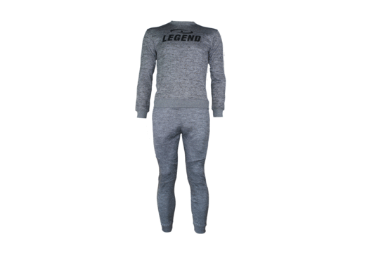 Sweater Kids/Volwassenen Grijs SlimFit Polyester