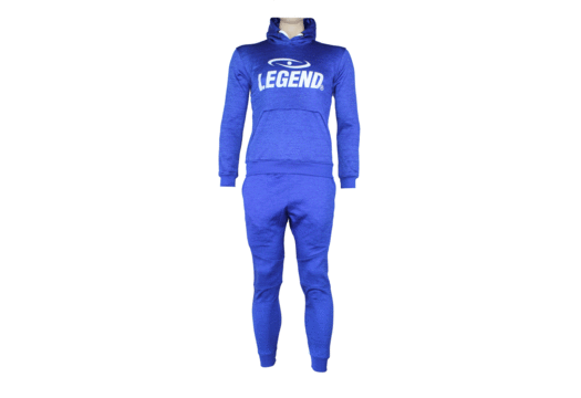 Hoodie Kids/Volwassenen Blauw SlimFit Polyester